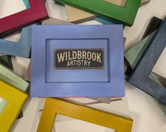 Solid Colors - Shabby Chic / Cottage Core Solid Wood Picture Frames