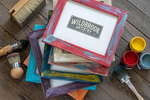 Colorful Picture Frames - Choose Your Color/Size - Handmade Picture Frame - Solid Wood