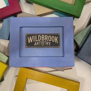 Solid Colors - Shabby Chic / Cottage Core Solid Wood Picture Frames