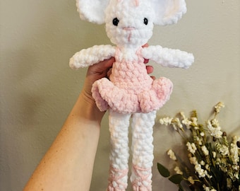 Crochet Fable Friends Mouse Bear Bunny Plushie Amigurumi Handmade Stuffed Animal