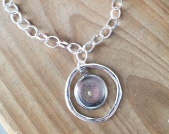 Circle of Faith Mustard Seed Charm Bracelet