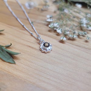 Sterling Silver Mustard Seed Flower Bracelet – Christian Faith Jewelry, Matthew 17:20 Inspirational Gift for Women