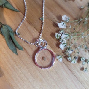 Mustard Seed Charm Necklace Sterling