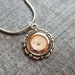 Mustard Seed Copper Faith Necklace, Ornate Mustard Seed Necklace 