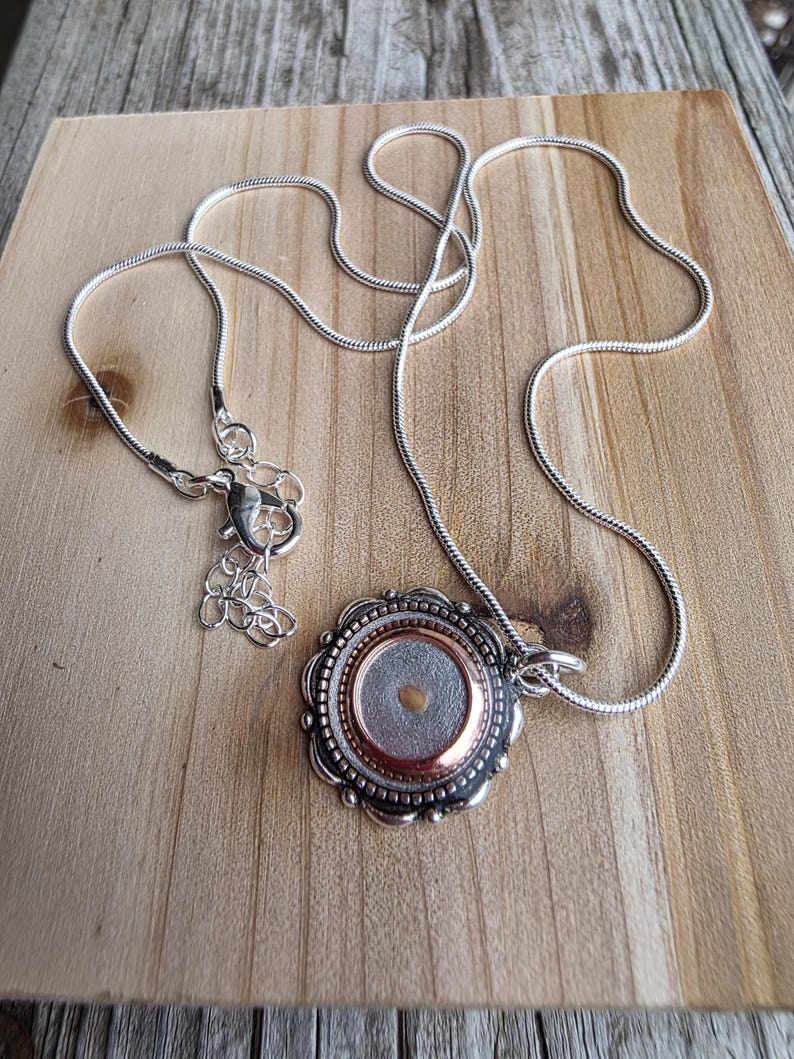 Faith Mustard Seed Necklace • Christian Jewelry Gift for Women • Copper Mustard Seed Pendant • Inspirational Bible Verse Necklace Bild 2