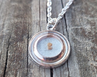 Mustard Seed Rose Gold accent, Faith Necklace, Simple Mustard Seed Necklace