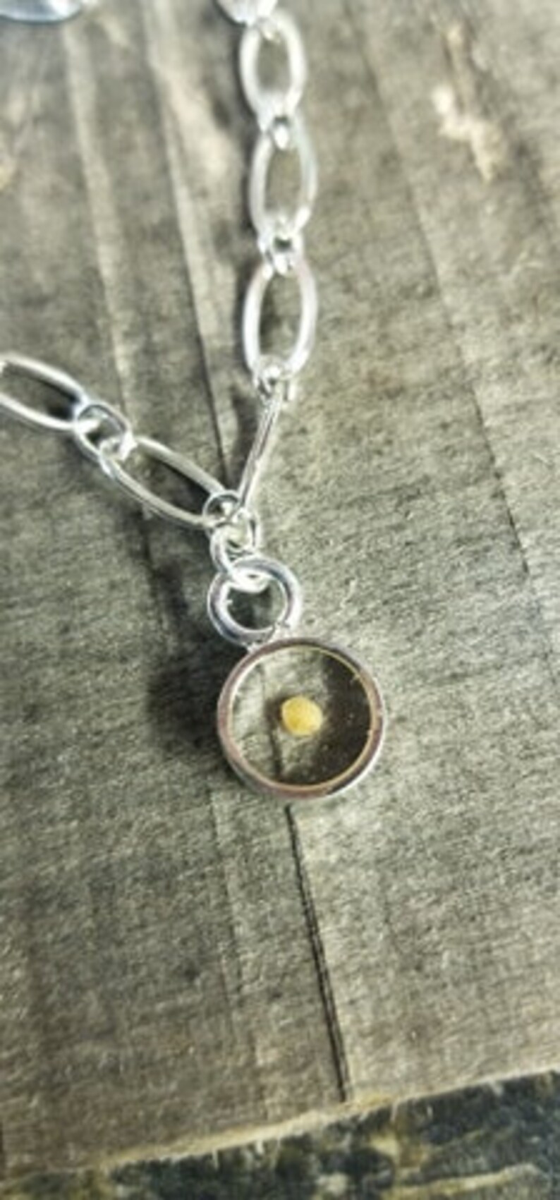 Planted Faith Mustard Seed Bracelet Tiny Charm Sterling Plated Etsy