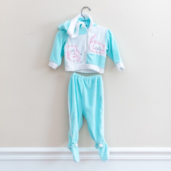 baby velour suit