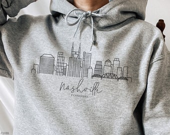 Nashville Hoodie, Nashville Sweatshirt, Tennessee Sweatshirt, Nashville Shirt, Nashville Tennessee, Unisex Hoodie