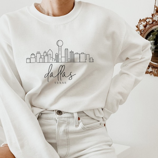 Dallas Skyline Sparkle Sweatshirt main image 0