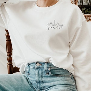 Paris Skyline Sweatshirt - Paris Sweatshirt - Paris France Sweatshirt - France Gifts - Paris Shirt - Paris Sweater