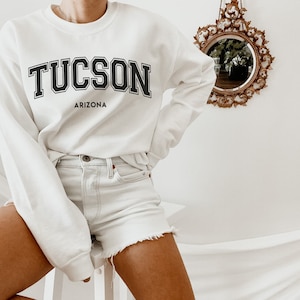 Tucson Sweatshirt, Arizona Sweatshirt, Tucson Sweatshirt, Tucson Shirt, Tucson Geschenke, Weiches Unisex Crewneck, Tucson Shirt, Arizona State Crewneck