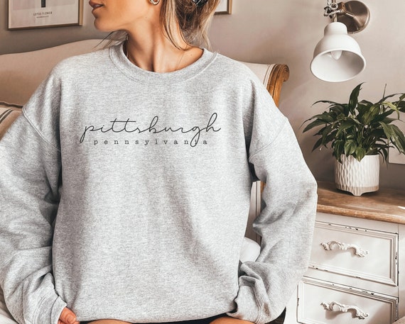 Pittsburgh Sweatshirt, Pennsylvania Sweatshirt, Pittsburgh Shirt, Pittsburgh Gift, Soft Crewneck Sweatshirt