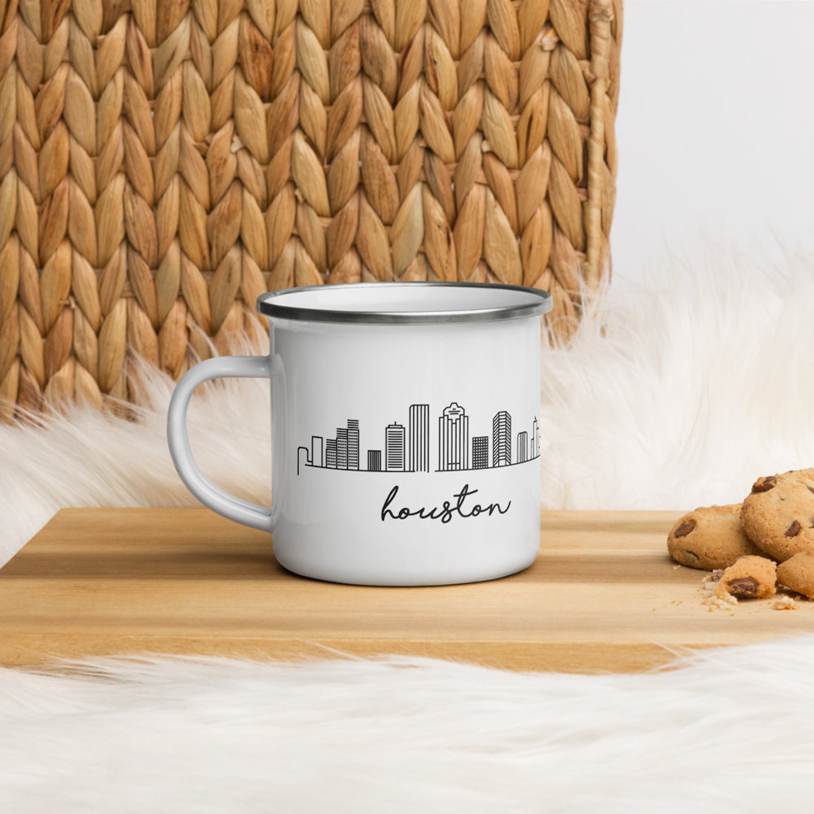 Houston Mug Texas Coffee Mug Houston Gift Houston Skyline Etsy