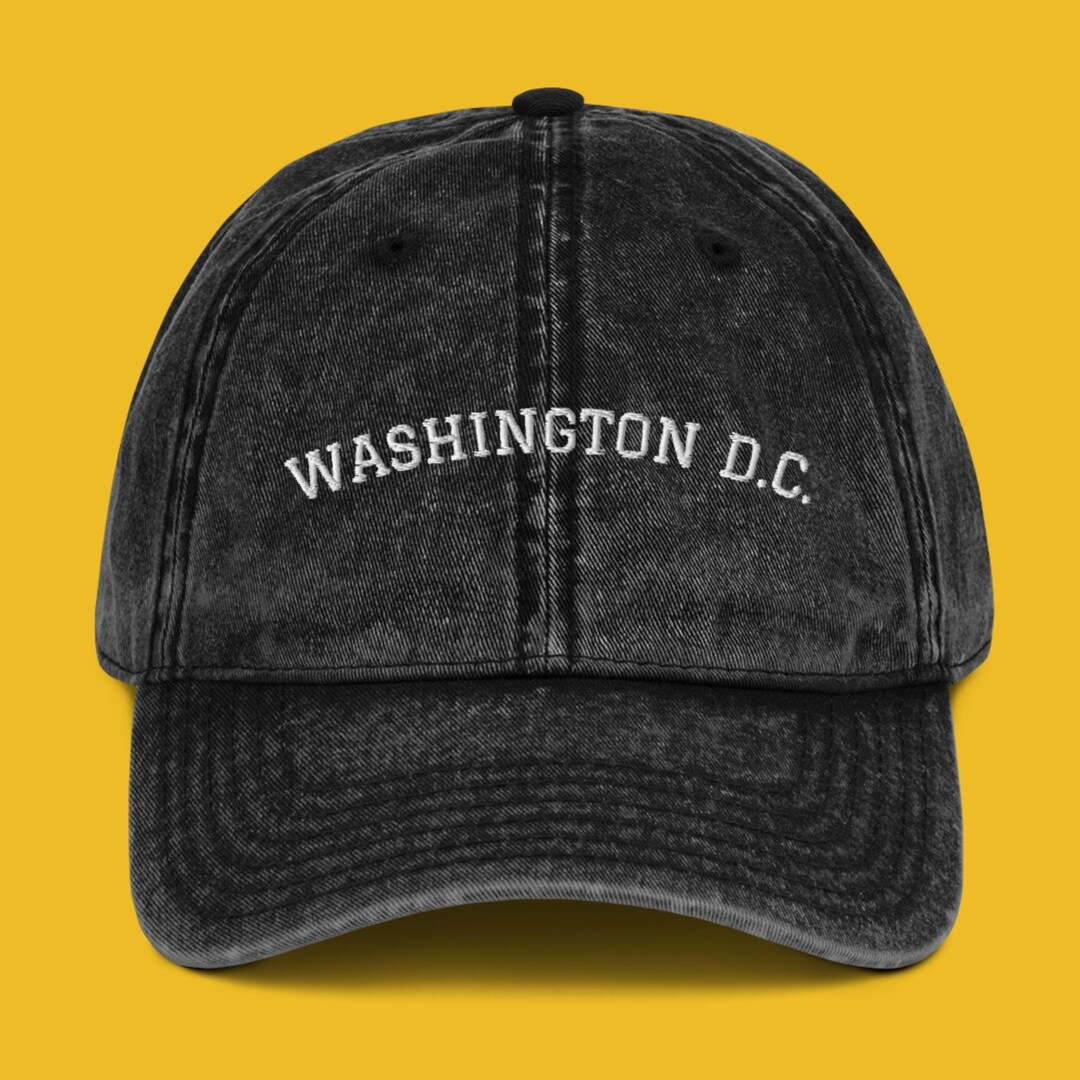 Embroidered Washington DC Cap, DC Baseball Cap, Washington DC Gift