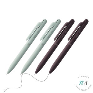 4x Pentel Calme Pen 0.7 mm | Black Ink | Set of 4 | Made in Japan | Back to School | Student / Teacher Gift | Writer Gift | Japan Stationery