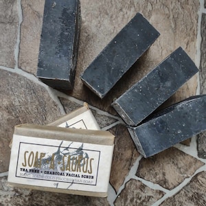Tea Tree Charcoal Cold Process Facial Scrub