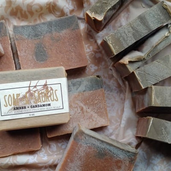 Amber + Cardamom Cold Process Bar Soap