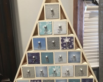Deco Mod-Podged Christmas Advent Calendar