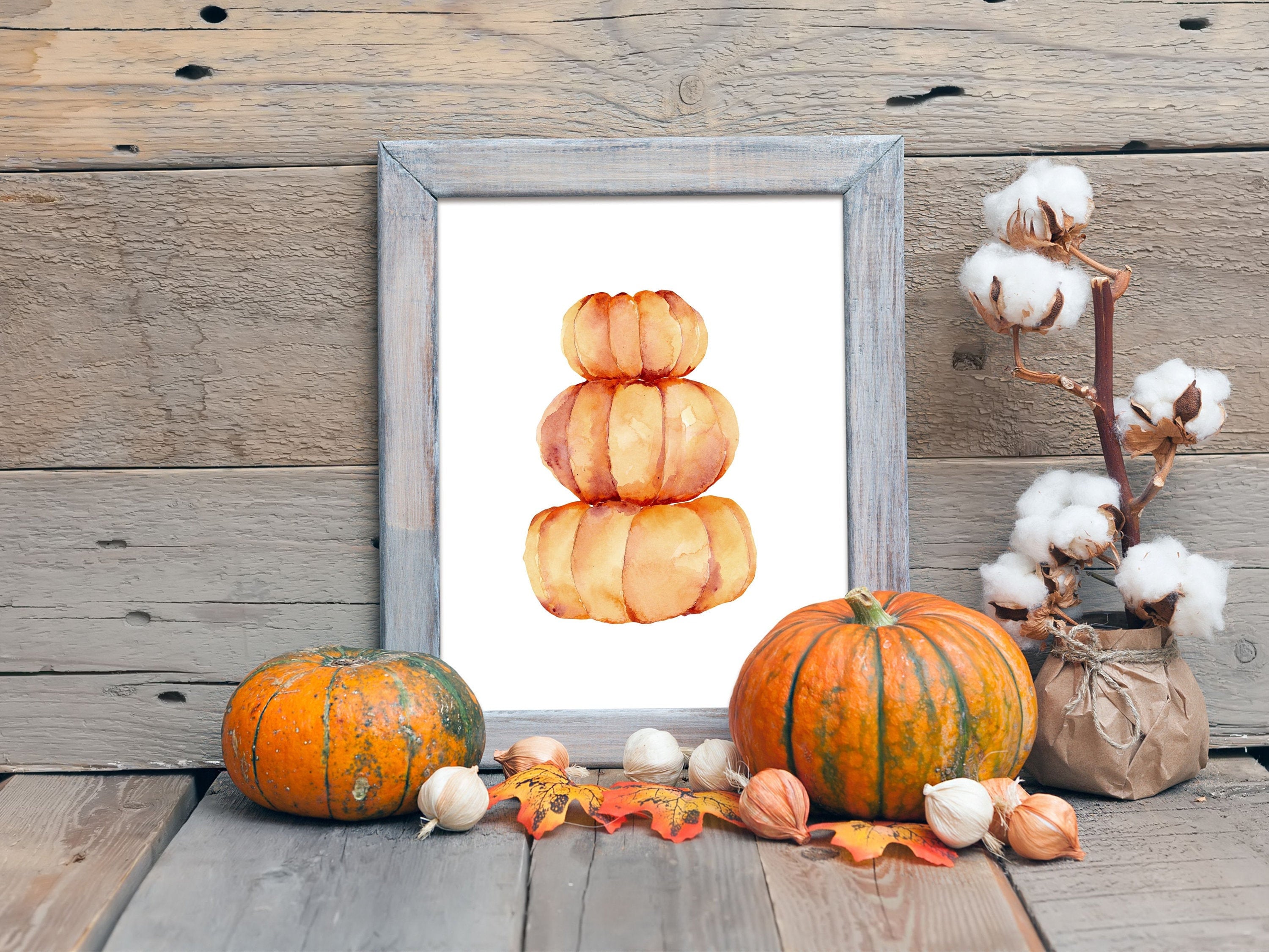 Fall Wall Art Pumpkin Wall Decor Fall Wall Art Printable | Etsy