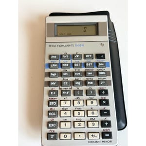 Texas Instruments TI-55 III Scientific/Programmable Calculator 1986 WORKS
