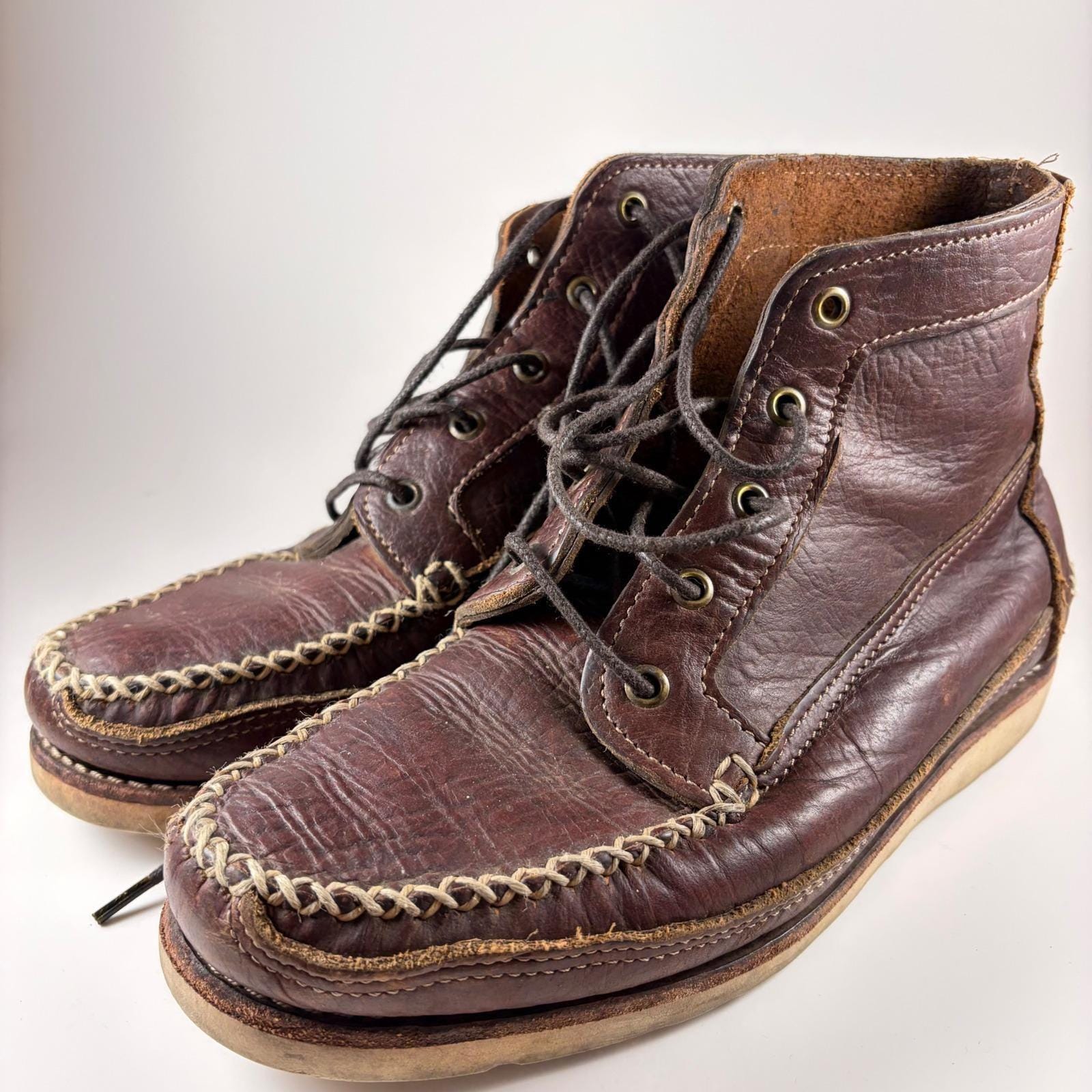 Russell Moccasin Boots - Etsy