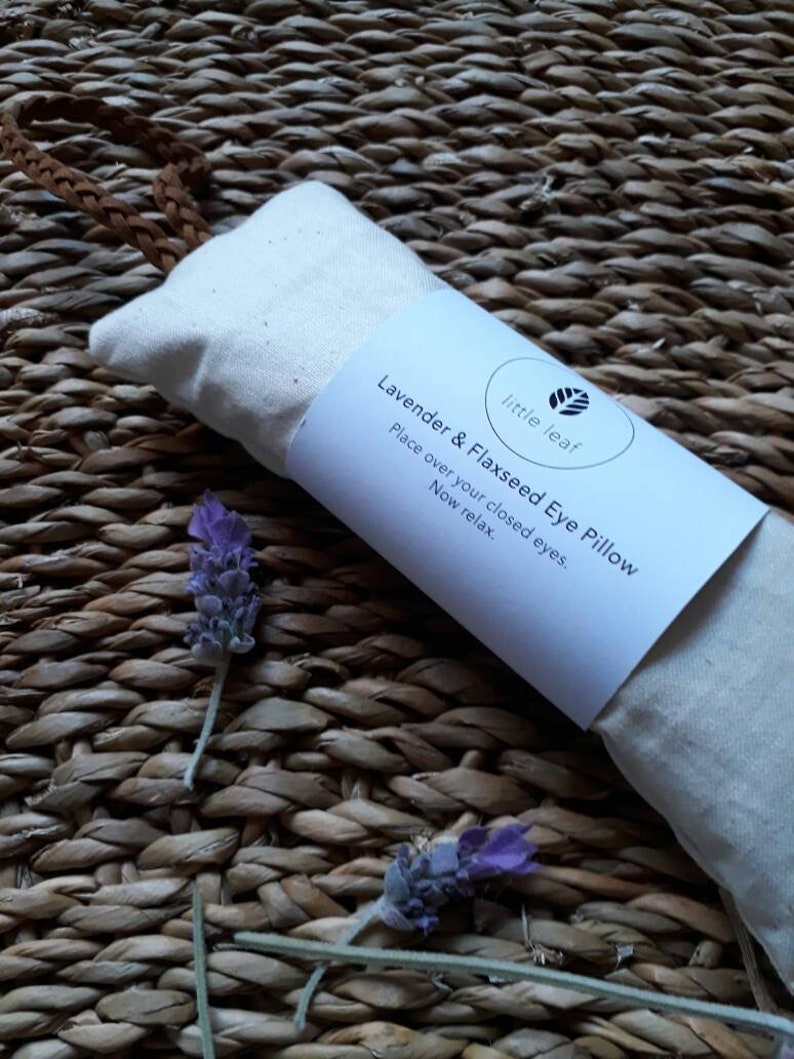 Yoga Meditation Eye Pillow Aromatherapy Lavender Savasna Relaxation