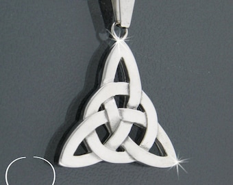 Celtic  Collar & Trinity Knot Pendant, s28, Celtic Necklace, Irish, Scottish, Welsh, Christian Necklace (Collars28)