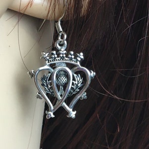 AMAZING Luckenbooth/Thistle  Earrings (S294) Luckenbooth, Thistle, Celtic Jewelry, Scottish Jewelry