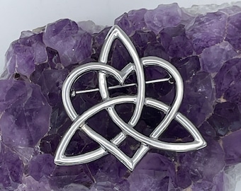 Sister/Family Knot Brooch, Irish/Scottish(7021) Celtic Sash Pin, Scarf pin