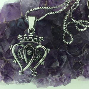 AMAZING Luckenbooth/Thistle  Pendant (S293) Luckenbooth, Thistle, Celtic Jewelry, Scottish Jewelry