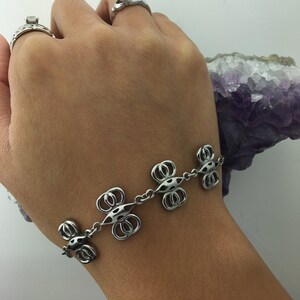 Keltische Schmetterling Ewigkeit Armband oder ANKLET Sie wählen (S300) keltischen Charm Armbänder, 316 L Edelstahl Armband