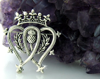 AMAZING Luckenbooth thistle Pin brooch Scarf Jewelry 6077 Coat