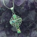 Celtic Abalone High Cross Necklace, (S78) 316l Stainless Steel,  'Celtic Treasure of the Sea' Trinity High Cross 