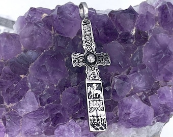 CELTIC Scottish  Dupplin Cross, s16, Scottish Celtic Cross, CELTIC CROSS, Scottish Jewelry,historical Scottish Cross S16