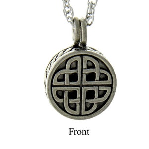 Celtic Love Knot Pendant,  727, Aromatherapy Diffuser Jewelry, Essential Oil Diffuser Necklace Pendant