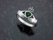 Sterling Silver Claddagh Ring w/ CZ, 3017, Claddagh Ring, Green Stone Claddagh, Women's Claddagh Ring, Sterling Silver Ring, Celtic Ring 