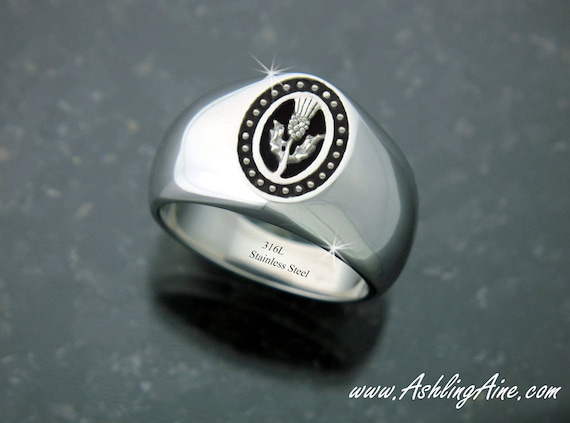 Thistle hotsell signet ring