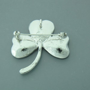 Irish Shamrock Pin/Pendant, JPEW6062, Celtic pin, Irish Pin, Irish Silver Pin, Sash Badge image 2