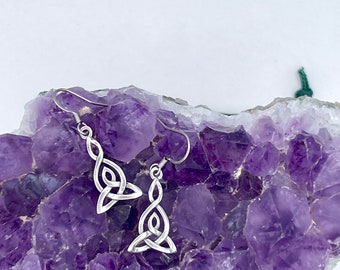 Beautiful Celtic Mother & Daughter Infinity knot Earrings (s302) Irish, Scottish, welsh, Trinity Mother's earring