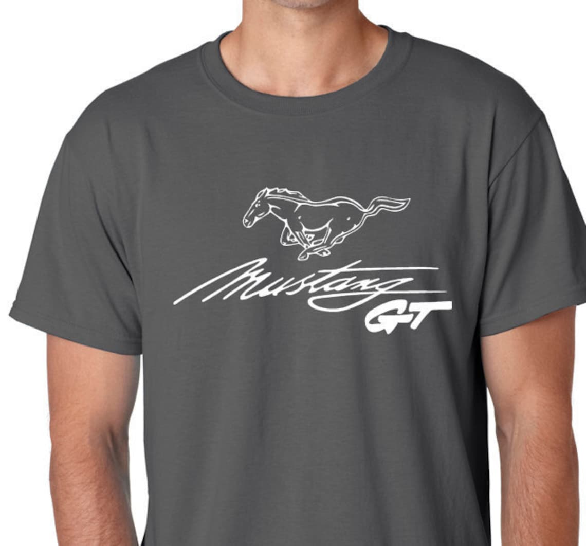 Mustang GT TShirt Mustang Car Shirt Car Lovers Short Etsy