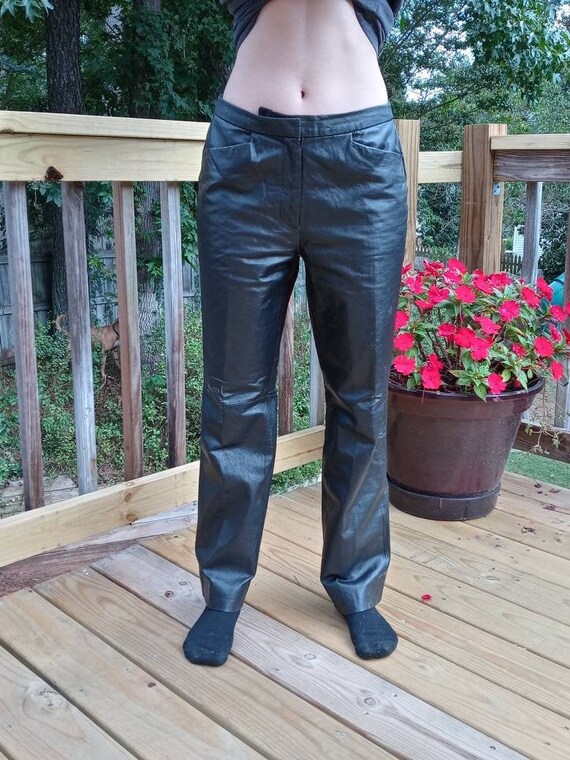 Chadwick's Black Leather Pants SZ 8 