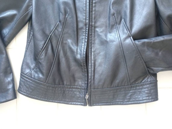 Kenneth Cole Lambskin Leather Jacket  SZ  L - image 9