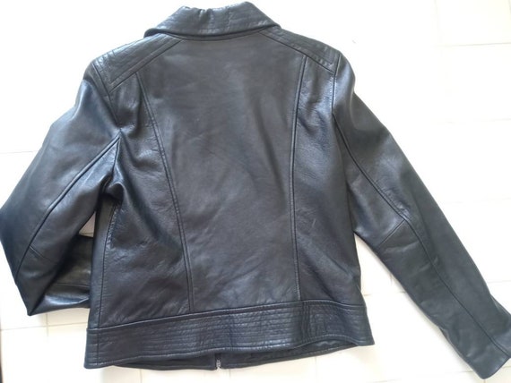 Kenneth Cole Lambskin Leather Jacket  SZ  L - image 4