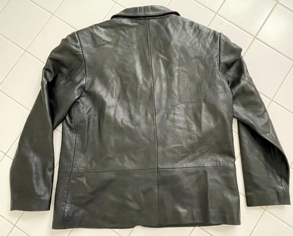 Kenneth Cole Reaction Black Lambskin Leather Jack… - image 5