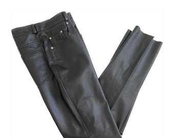 Saguaro Black Lambskin Leather Pants SZ 8 NWT