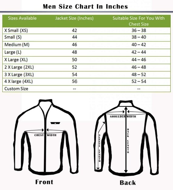 Men s Hind Leather Jacket Leather Zip Front Jacket SZ XL
