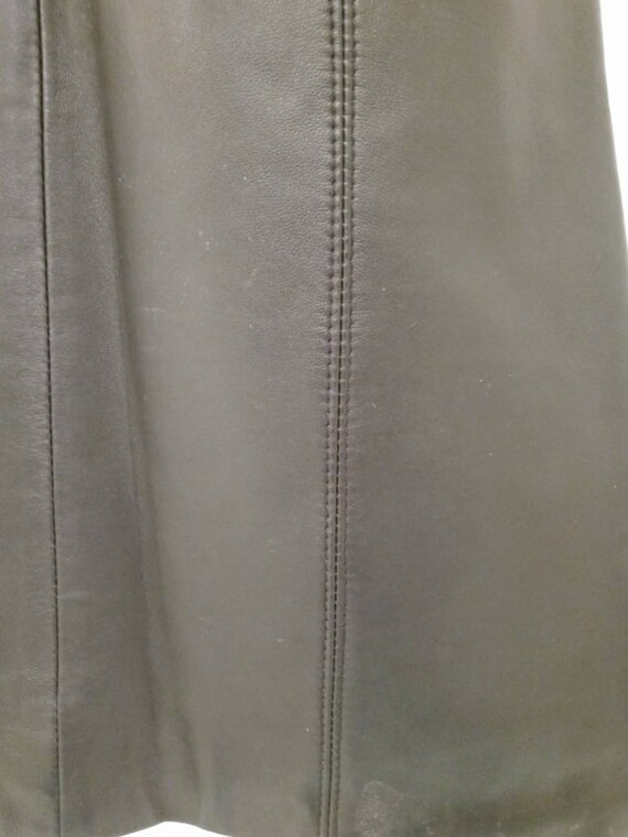 Boston Proper Black Lambskin Leather 