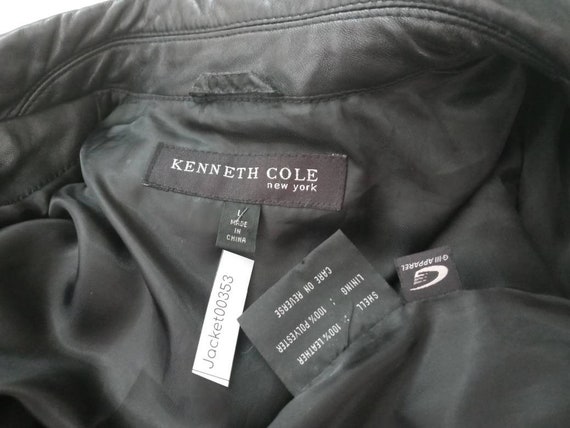 Kenneth Cole Lambskin Leather Jacket  SZ  L - image 8