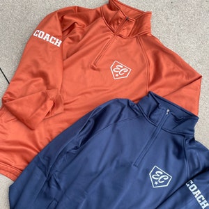 Custom Team Logo Warmup Pullover: Personalized Sports Apparel